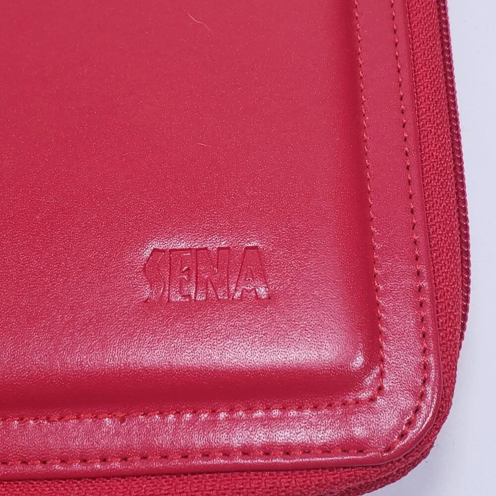 Sena Zipbook Red Leather Fits 8